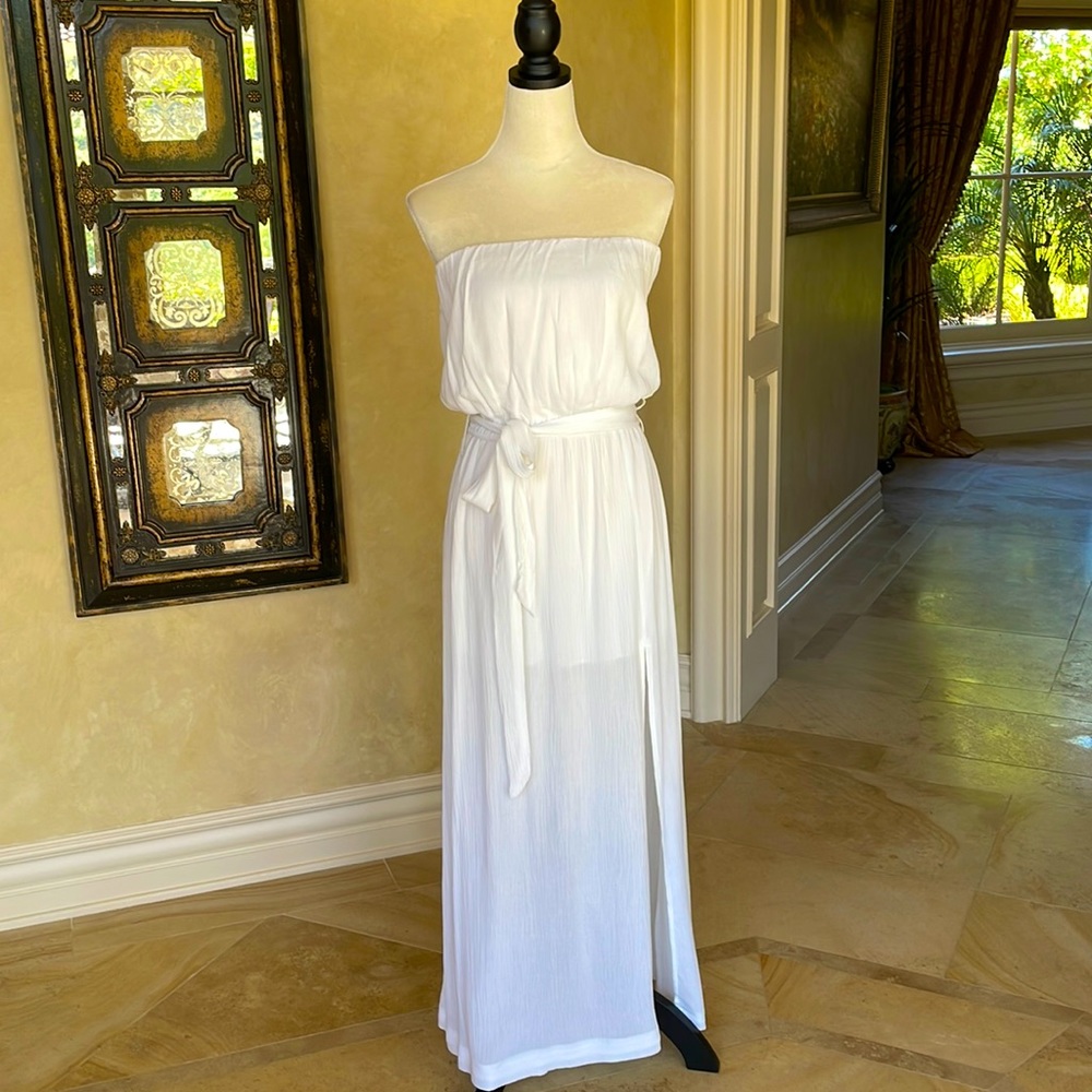 Elan long white dress - Picture 4 of 9
